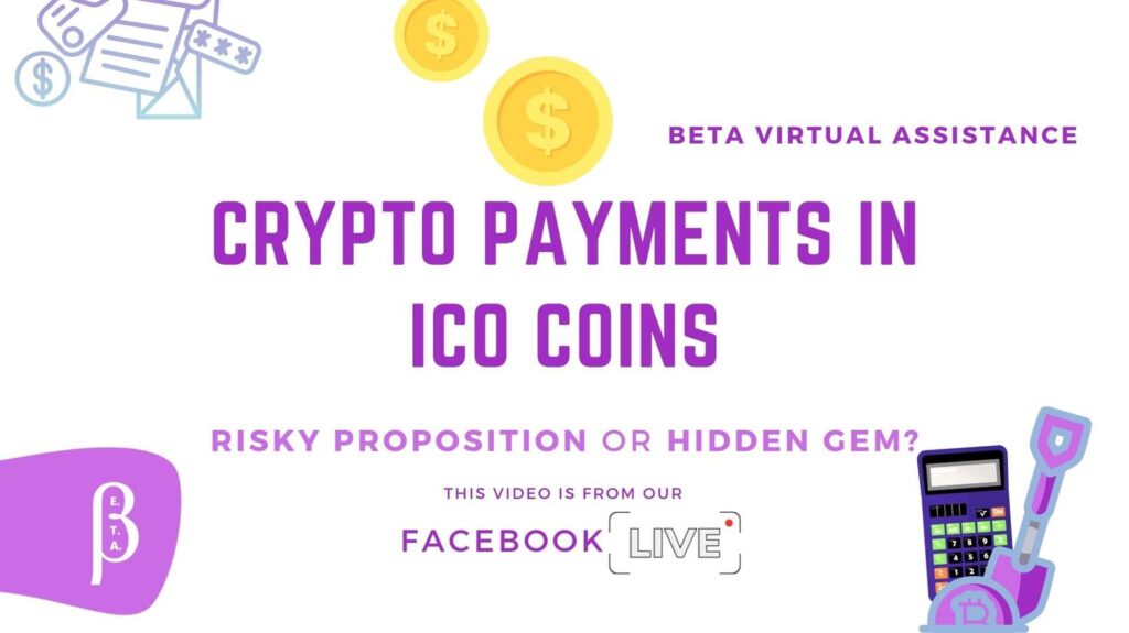 Crypto payments in ICO coins