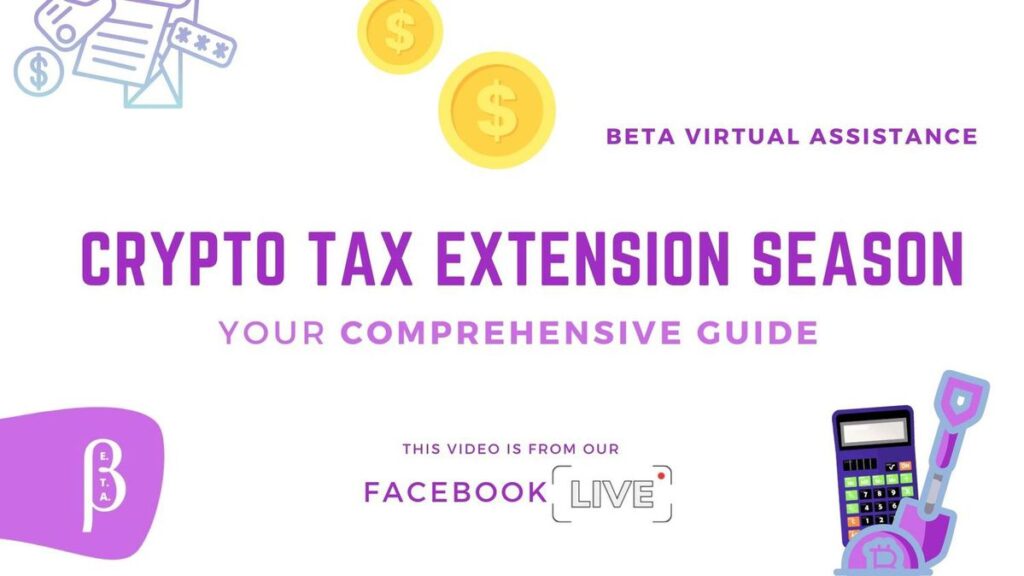 YouTube video caption - Crypto Tax Extension Season - Your Comprehensive Guide