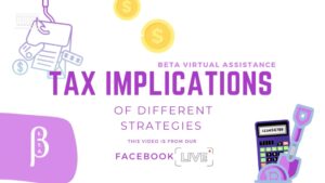 YouTube video thumbnail - Tax implications of different strategies